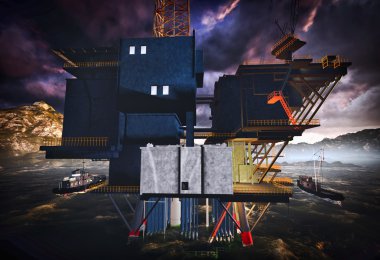 petrol kulesi platformu