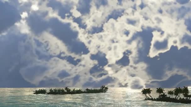 热带风暴结束岛 — 图库视频影像