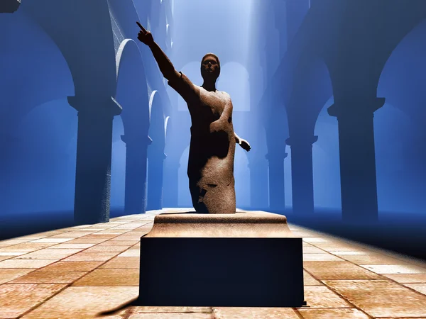 Statua romana del senatore — Foto Stock