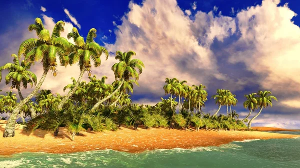 熱帯の楽園ビーチ — ストック写真