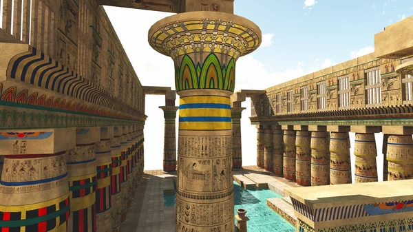 Templo egipcio —  Fotos de Stock