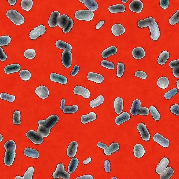 Fondo de bacterias render — Foto de Stock