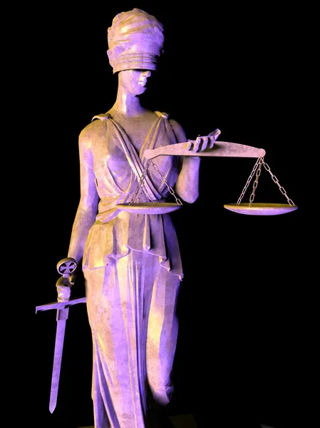 Themis the justice goddess — Stock Photo, Image