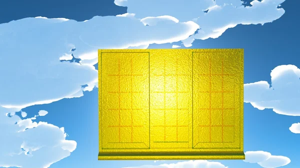 Gyllene fönster av möjligheter — Stockfoto