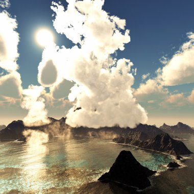 Anak krakatau patlayan