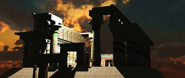 Temple égyptien — Photo