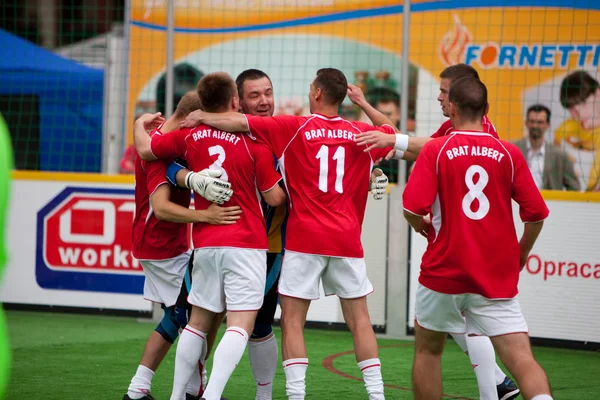 Straßenfußballmeisterschaft — Stockfoto