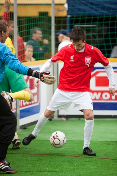 Campeonato de futebol de rua — Fotografia de Stock