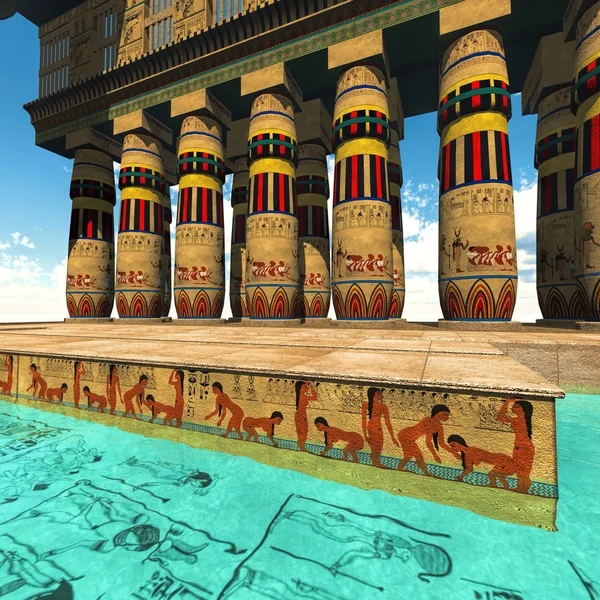 Templo egipcio —  Fotos de Stock