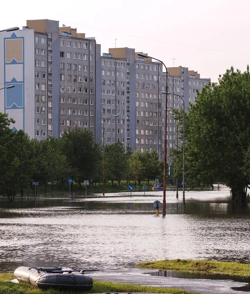 Flooded city — Stock Photo, Image