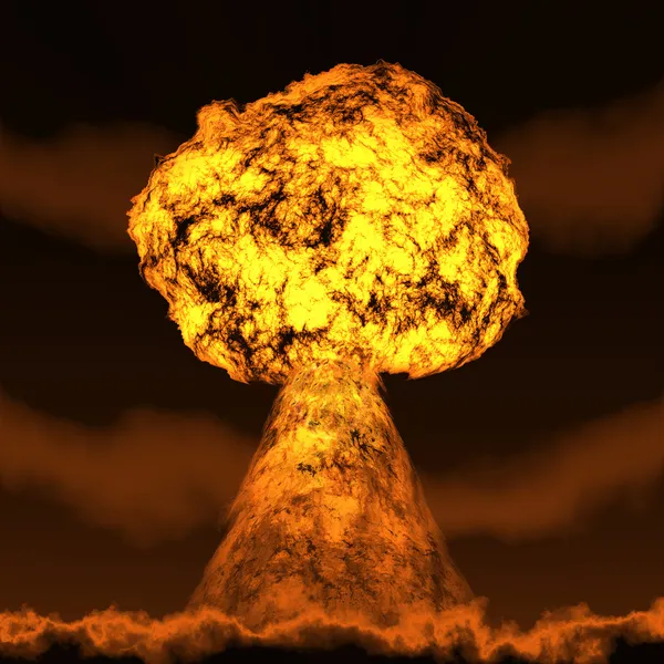 Nükleer mantarnucleaire paddestoel — Stockfoto