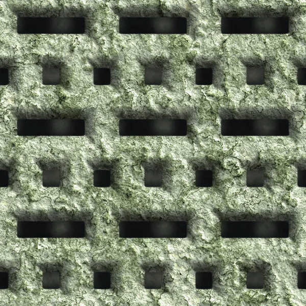 Korrodált négyzet alakú nyílás — Stock Fotó