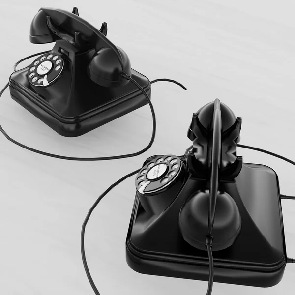 Deux téléphones vintage — Photo