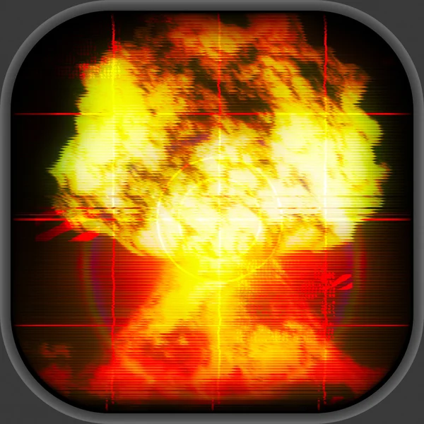 Nucleaire alarm — Stockfoto