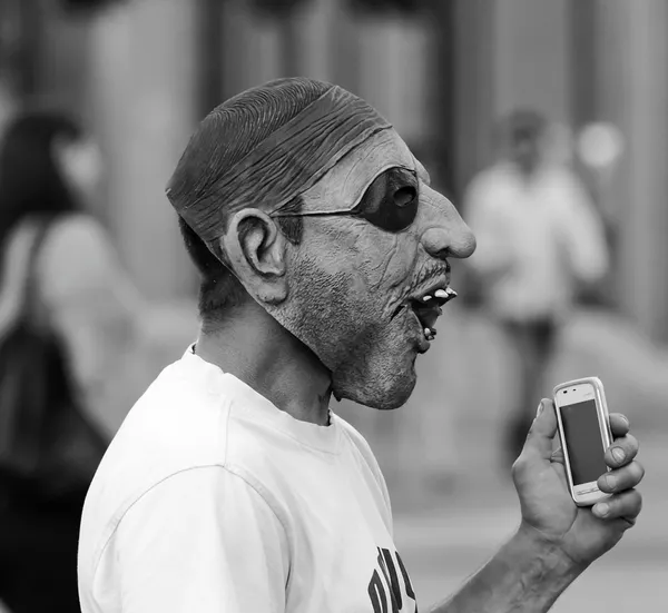 Achter het masker — Stockfoto