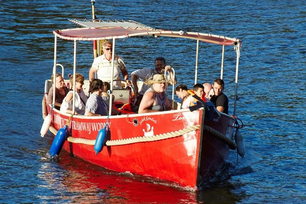 Turisti sulla nave da crociera — Foto Stock