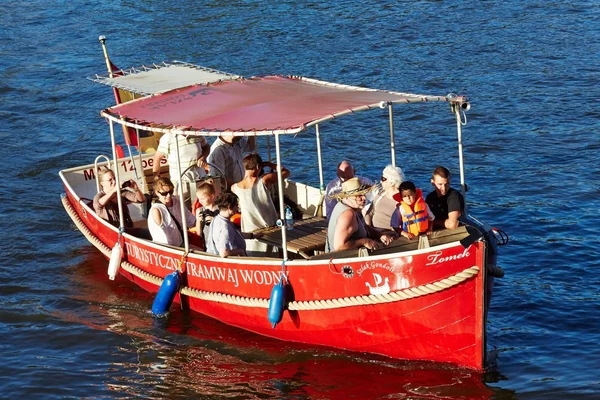 Turisti sulla nave da crociera — Foto Stock