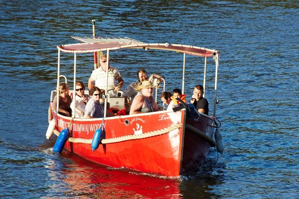 Turisti sulla nave da crociera — Foto Stock