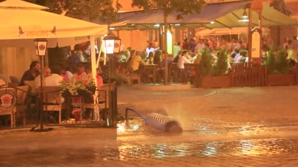 Rynek en Wroclaw en Polonia — Vídeo de stock