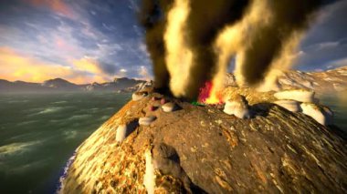 Anak krakatau patlayan