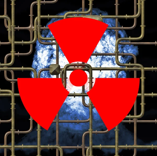 Radioactivity sign — Stock Photo, Image
