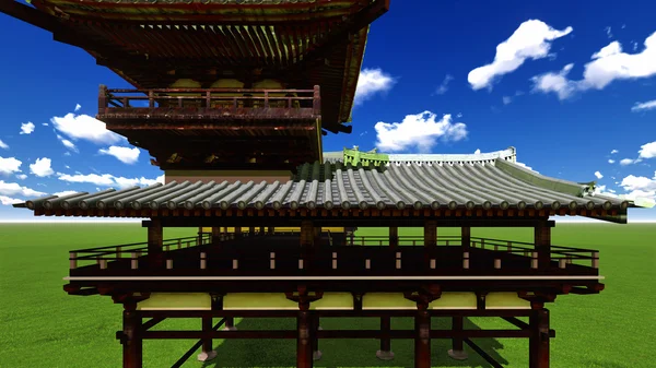 Zen-buddhistischer Tempel — Stockfoto
