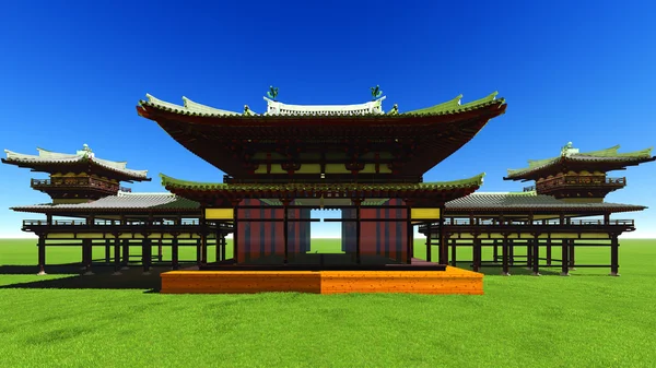 Zen buddhist temple — Stock Photo, Image