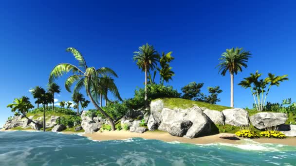 Tropiska äventyr i paradiset — Stockvideo
