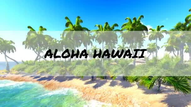 Aloha de Hawaii — Vídeos de Stock