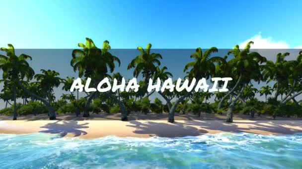 Aloha z Havaje — Stock video