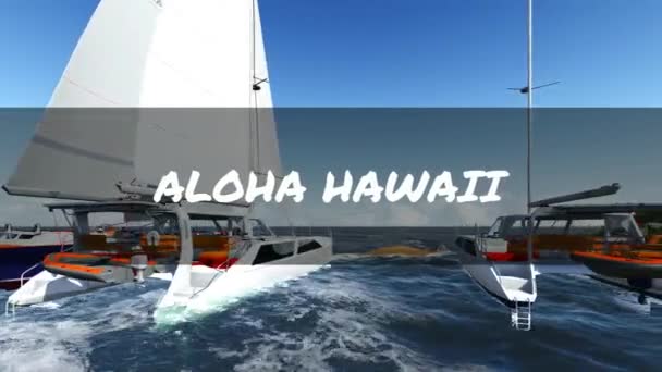 Aloha from Hawaii — Stock Video