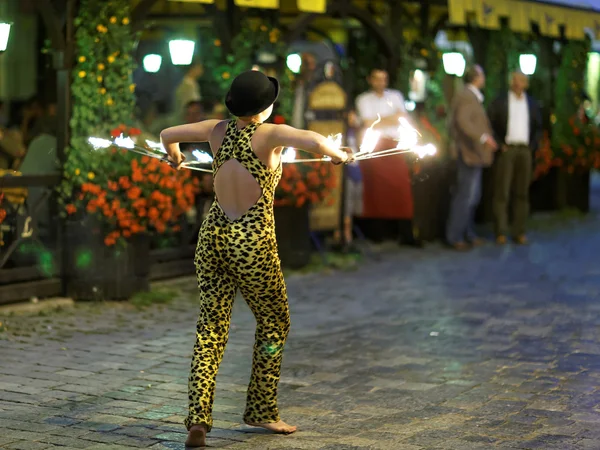 Firedancers — Stock Photo, Image