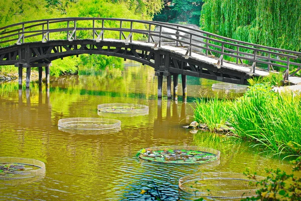 Traditional japanese bridge — Stock Photo, Image