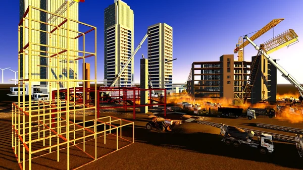 Construction site — Stock Photo, Image