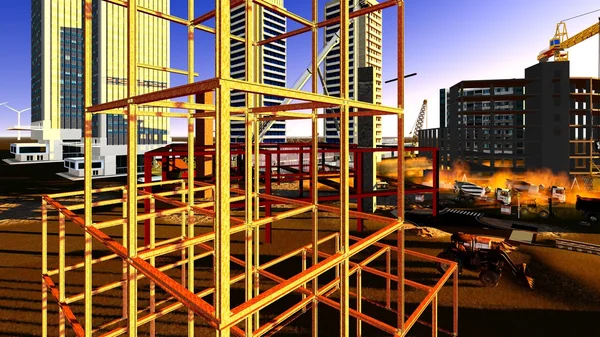 Construction site — Stock Photo, Image