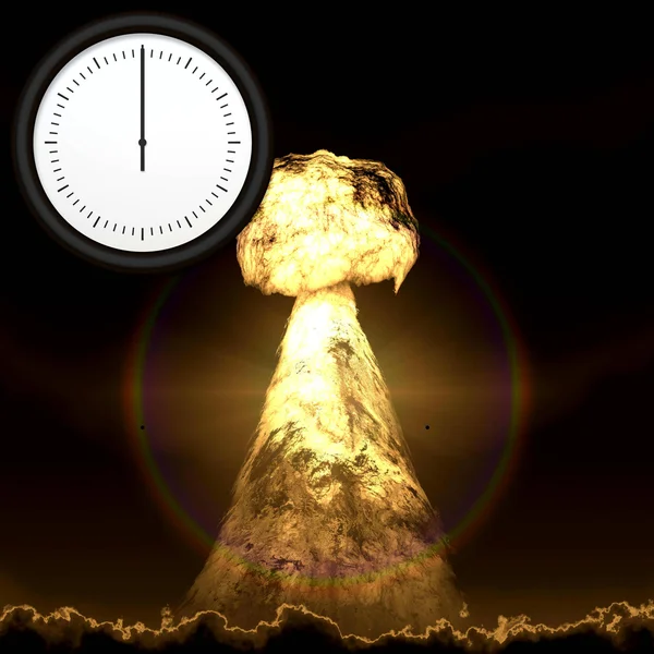 Nucleaire alarm — Stockfoto