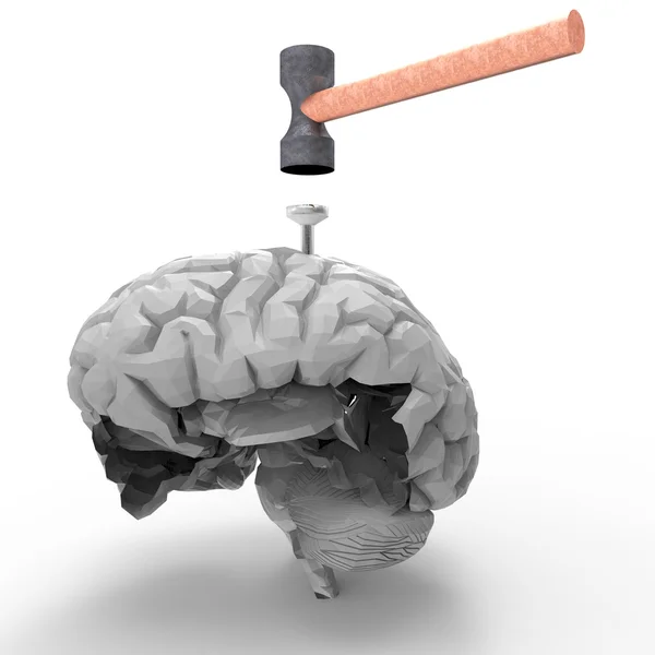 Nail on the head — Stock Photo © DarioStudios 42768243