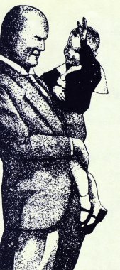 karikatürü benito mussolini