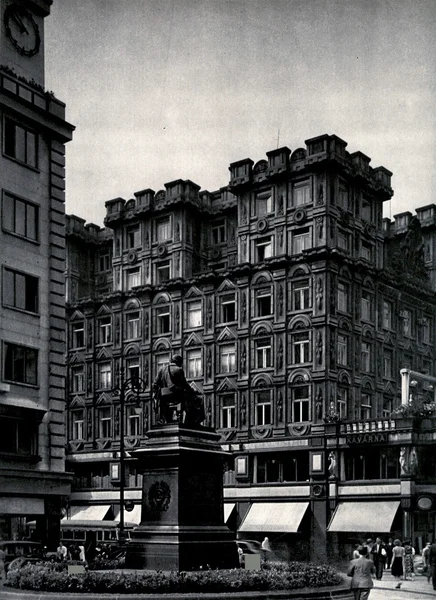 Fotografie zeigt die Architektur Prags — Stockfoto