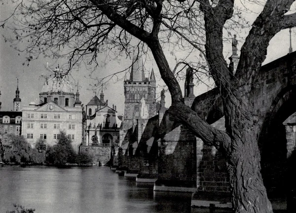 Φωτογραφία προβολή αρχιτεκτονική της Πράγας — Φωτογραφία Αρχείου