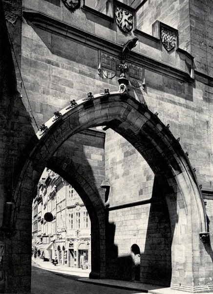 Fotografía que muestra la arquitectura de Praga — Foto de Stock