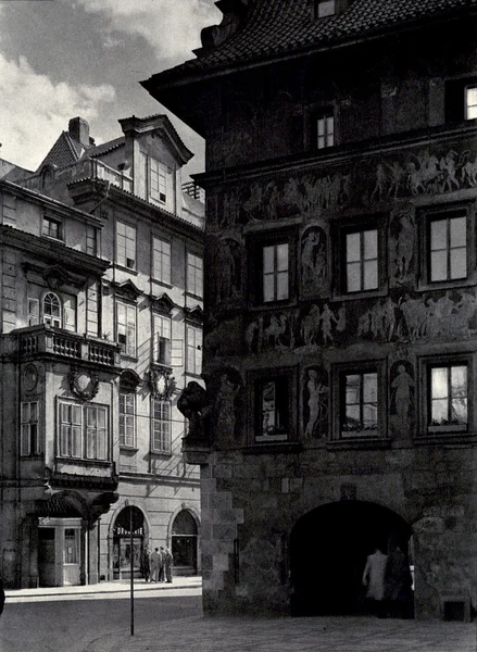 Fotografiet visar arkitekturen i Prag — Stockfoto