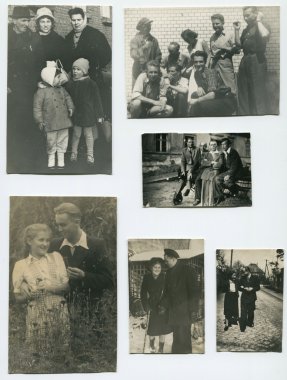 50'li ve 60'ların Vintage insanlardan