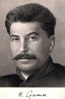 Vintage Fotoğraf Joseph stalin