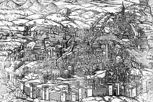 Rome i året 1500 — Stockfoto