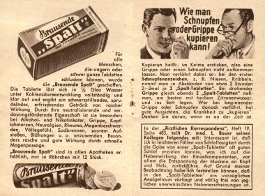Vintage tıbbi reklam