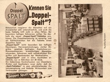 Vintage tıbbi reklam