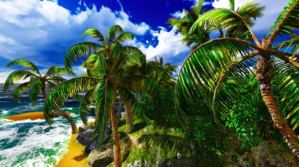 Paradise on Hawaii Island — Stock Photo, Image