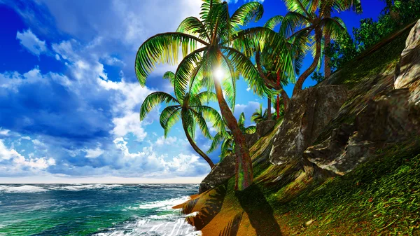 ハワイ島上の楽園 — ストック写真