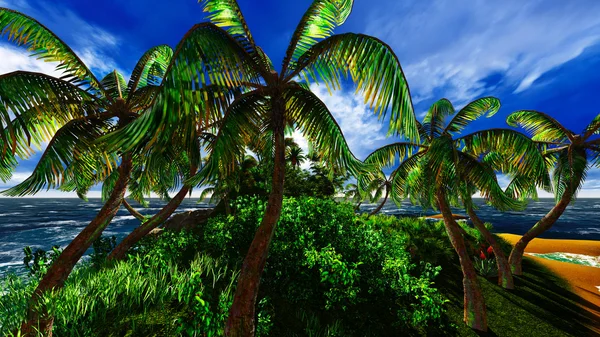 Paradise en la isla de Hawaii — Foto de Stock